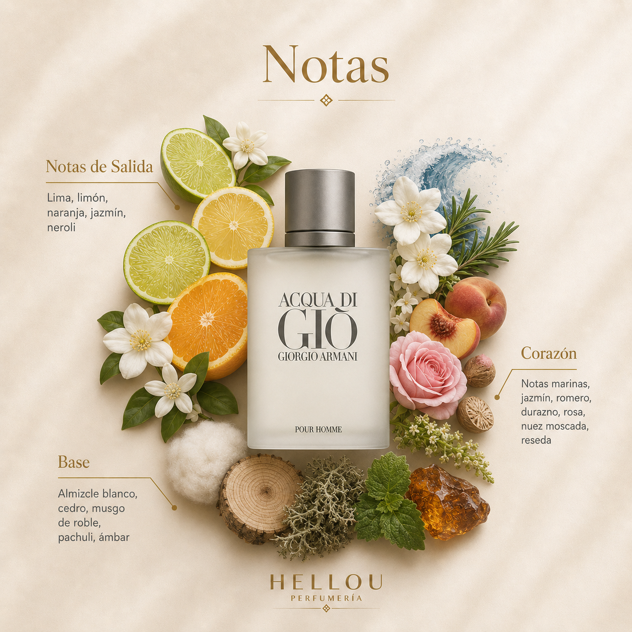 ACQUA DI GIO GIORGIO ARMANI 100ML